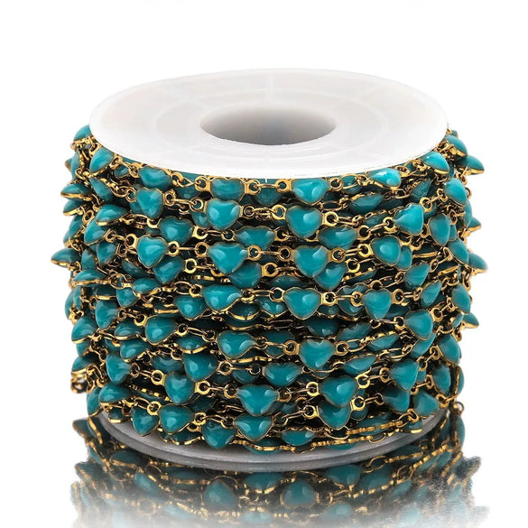 Stainless Steel Enamel Electroplated Jewelry Chain For Necklace And Bracelet