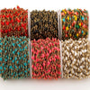 Stainless Steel Enamel Electroplated Jewelry Chain For Necklace And Bracelet