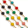 Stainless Steel Enamel Electroplated Jewelry Chain For Necklace And Bracelet