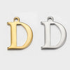 Stainless Steel English Letter Pendant Electroplated Gold Necklace Accessories
