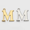 Stainless Steel English Letter Pendant Electroplated Gold Necklace Accessories