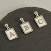 Stainless Steel English Letter Pendant Necklace For Women Polished Style