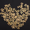 Stainless Steel English Letters Pendant Electroplated Minimalist Style Diy Jewelry Accessories