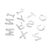 Stainless Steel English Letters Pendant Electroplated Minimalist Style Diy Jewelry Accessories