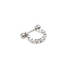 Stainless Steel Exotic Ushape Diamond Microembedded Earrings For Body Piercing Jewelry