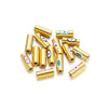 Stainless Steel Eye Cylindrical Loose Beads Dripping Oil Jewelry