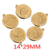 Stainless Steel Eye Pendant Jewelry Accessories Niche Style With Electroplating