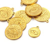 Stainless Steel Eye Pendant Jewelry Accessories Niche Style With Electroplating