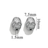 Stainless Steel Fancy Spacer Beads With Dragon Pattern And Electroplating For Jewelry Accessories