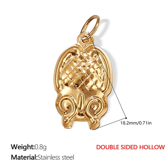 316L Stainless Steel Fashion Dolphin Fourleaf Clover Elephant Pendant Jewelry Accessories With Electroplating
