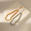 Stainless Steel Fashion Geometric Electroplated Unisex Bracelet Jewelry