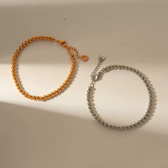 Stainless Steel Fashion Geometric Electroplated Unisex Bracelet Jewelry