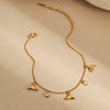 Stainless Steel Fashion Geometric Fishtail Electroplated Bracelet