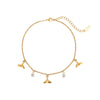 Stainless Steel Fashion Geometric Fishtail Electroplated Bracelet