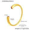 316L Stainless Steel Fashion Gourd Shaped Electroplated Jewelry Bracelet