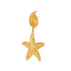 Stainless Steel Fashion Minimalist Geometric Star Earrings With Electroplating For Women