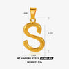 Stainless Steel Fashion Retro Accessories With Letter Pattern And Polishing Treatment For Female