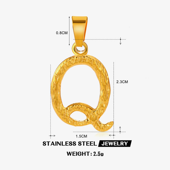 Stainless Steel Fashion Retro Accessories With Letter Pattern And Polishing Treatment For Female