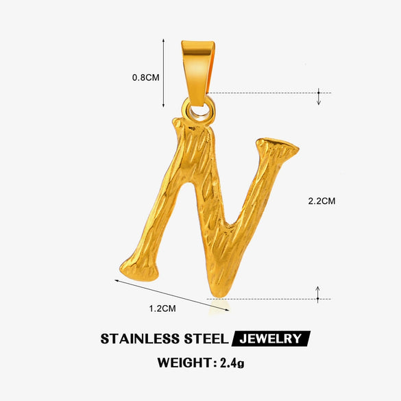 Stainless Steel Fashion Retro Accessories With Letter Pattern And Polishing Treatment For Female