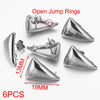 Stainless Steel Fashion Round Quadrangle Triangle Goldplated Titanium Steel Earrings Making Supplies Jewelry