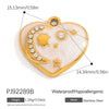 Stainless Steel Fish Bone Heart Pendant Jewelry For Small Animals Sports Style Electroplated