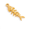 Stainless Steel Fish Bone Heart Pendant Jewelry For Small Animals Sports Style Electroplated