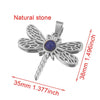 Stainless Steel Fish Pattern Dragonfly Pendant Jewelry Making Supplies With Electroplating 18K Treatment