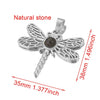 Stainless Steel Fish Pattern Dragonfly Pendant Jewelry Making Supplies With Electroplating 18K Treatment