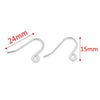Stainless Steel Fish Pattern Electroplated Earrings Hook Jewelry Making Supplies