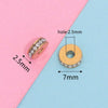 Stainless Steel Fish Pattern Electroplated Jewelry Making Spacer Beads Accessories For Bracelet And Necklace