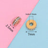 Stainless Steel Fish Pattern Electroplated Jewelry Making Spacer Beads Accessories For Bracelet And Necklace
