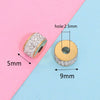 Stainless Steel Fish Pattern Electroplated Jewelry Making Spacer Beads Accessories For Bracelet And Necklace