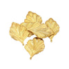 Stainless Steel Fish Pattern Leaf Earrings And Necklace Jewelry Accessories Diy Handmade With 18K Electroplating