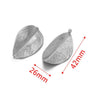 Stainless Steel Fish Pattern Leaf Earrings And Necklace Jewelry Accessories Diy Handmade With 18K Electroplating