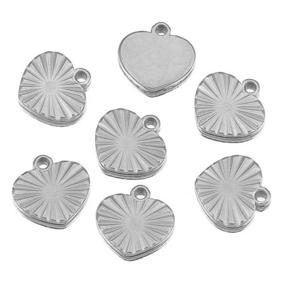 Stainless Steel Fish Pattern Lovely Pendant Jewelry For Diy Earrings Bracelet Necklace With Electroplating