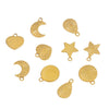 Stainless Steel Fish Pattern Lovely Pendant Jewelry For Diy Earrings Bracelet Necklace With Electroplating