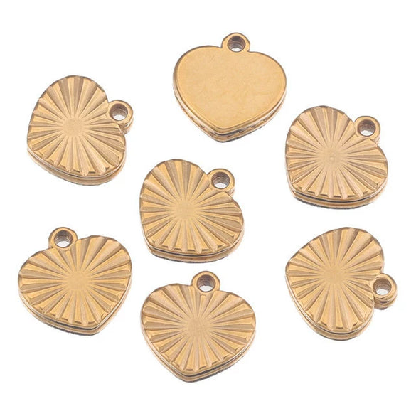 Stainless Steel Fish Pattern Lovely Pendant Jewelry For Diy Earrings Bracelet Necklace With Electroplating