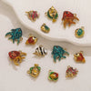 Stainless Steel Fish Pendant Jewelry With Oil Dripping Craft Handmade