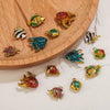 Stainless Steel Fish Pendant Jewelry With Oil Dripping Craft Handmade