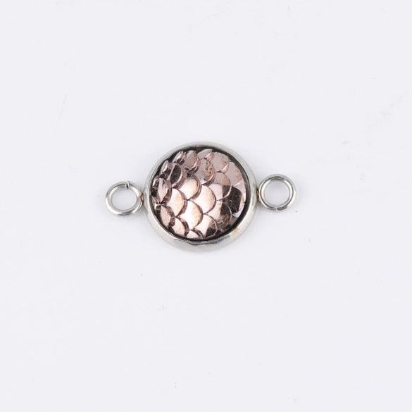Stainless Steel Fish Scale Pendant Jewelry Accessories