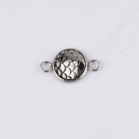 Stainless Steel Fish Scale Pendant Jewelry Accessories