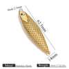 Stainless Steel Fish Shaped Koi Pendant Handmade Jewelry Accessory Material With Electroplating