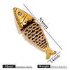 Stainless Steel Fish Shaped Koi Pendant Handmade Jewelry Accessory Material With Electroplating