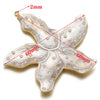 Stainless Steel Fivepetal Flower Oil Dripping Pendant Jewelry Accessories