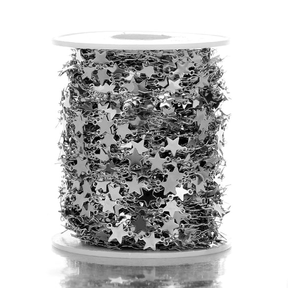 Stainless Steel Fivepointed Star Chain Electroplated Jewelry Accessories
