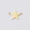 Stainless Steel Fivepointed Star Jewelry Accessories Pendant For Necklace And Bracelet With Fine Polishing