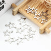 Stainless Steel Fivepointed Star Pendant Jewelry Accessories Electrolysis