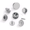 Stainless Steel Flat Brooch Base Butterfly Buckle Clip Pin Badge Clip Handmade Jewelry Accessories Production Supplies Electroplated