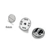 Stainless Steel Flat Brooch Base Butterfly Buckle Clip Pin Badge Clip Handmade Jewelry Accessories Production Supplies Electroplated