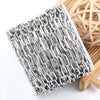 Stainless Steel Flat Cross Chain Vacuum Gold Plated Jewelry Chain For Diy
